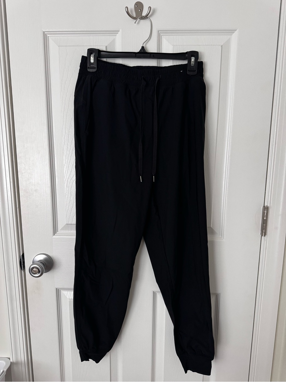Old Navy Black Women's Track Joggers with Drawstring - S